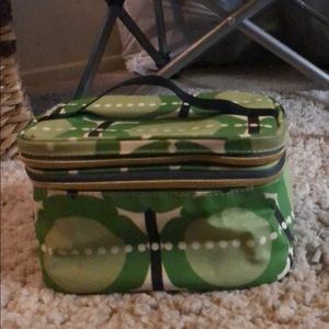 green travel bag